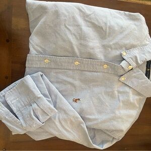 Light Blue Button-Up Polo